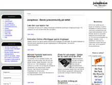 Tablet Screenshot of juraplexus.dk